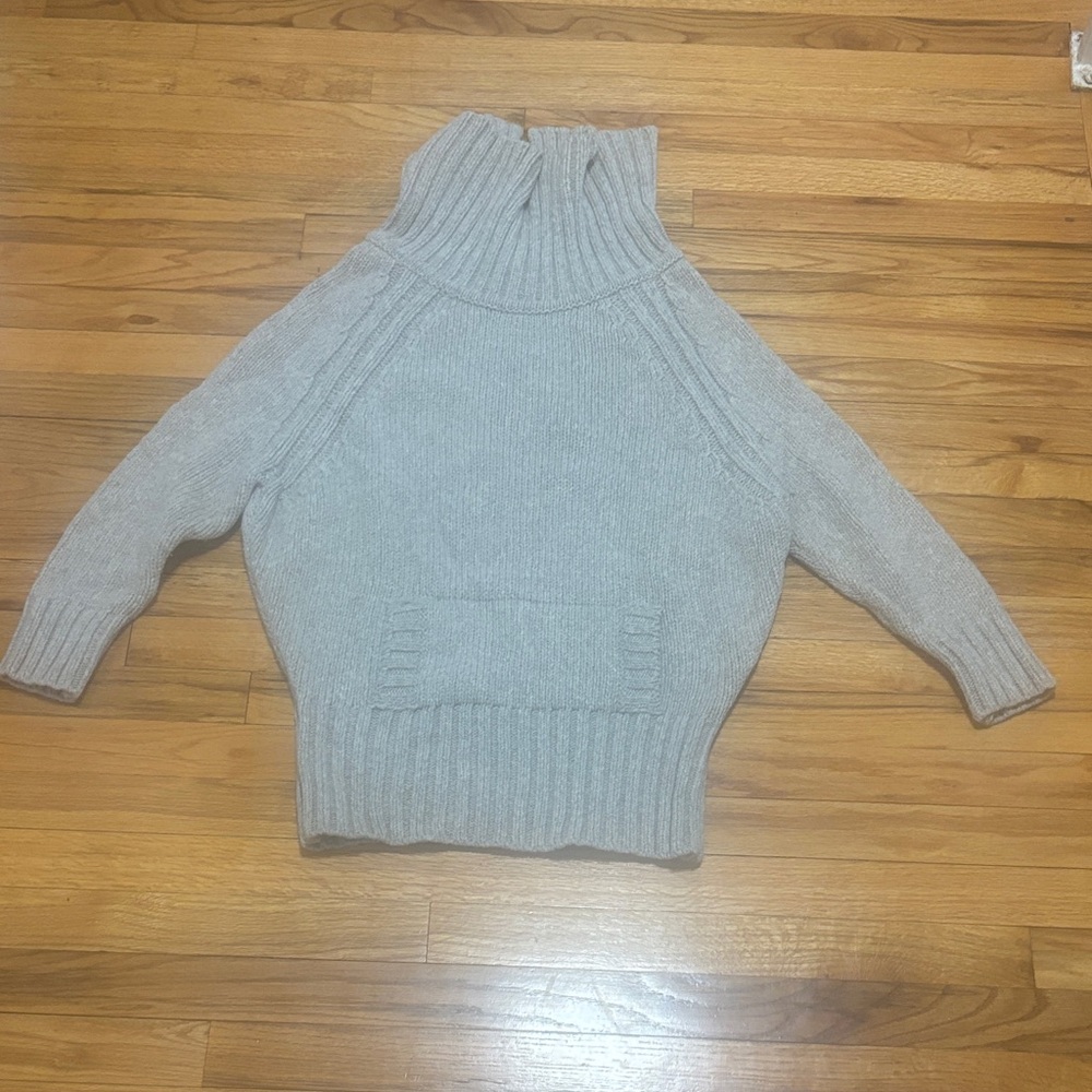 Cozy Gray Turtleneck Sweater